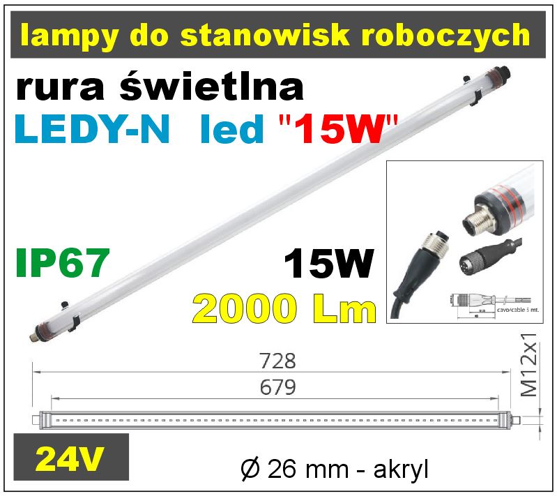 Oświetlenie obrabiarkowe LED