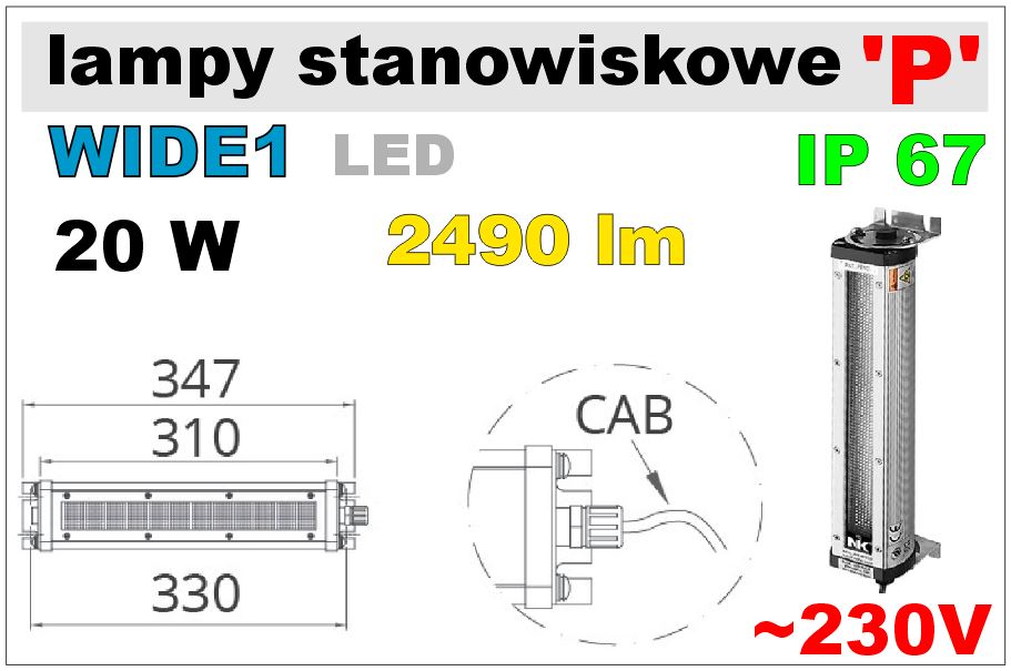 lampa do tokarki 24v