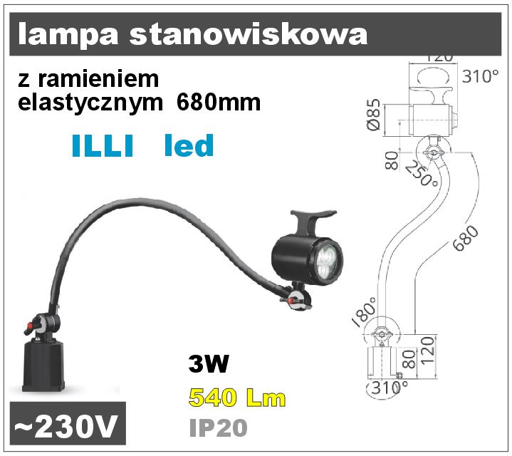 lampy do obrabiarek 24v