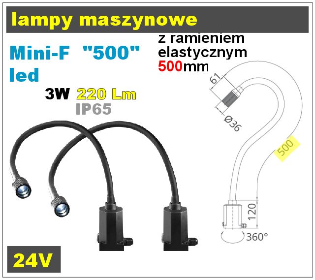 lampa obrabiarkowa 24V