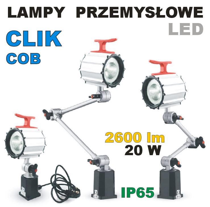 oświetlenie led do maszyn - oprawy lamp wodoodporne i wodoszczelne